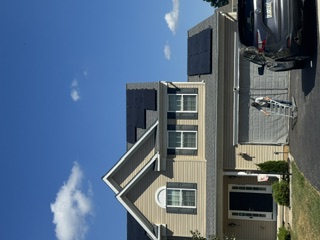 Completed roof and solar installation on a Pennsylvania home
